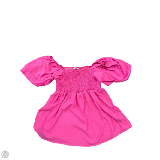 Top Short Sleeve By Clothes Mentor In Pink, Size: 2x