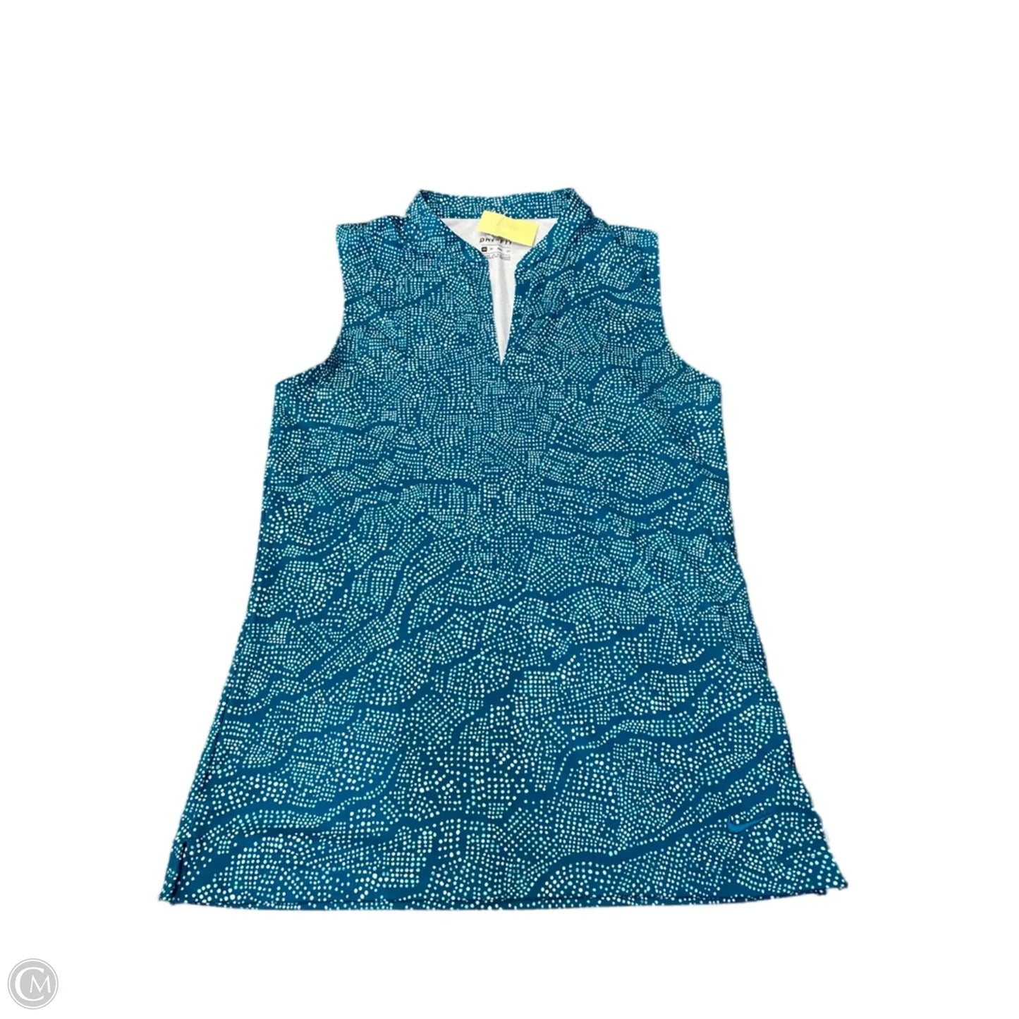 Athletic Tank Top By Nike In Teal, Size: Xs