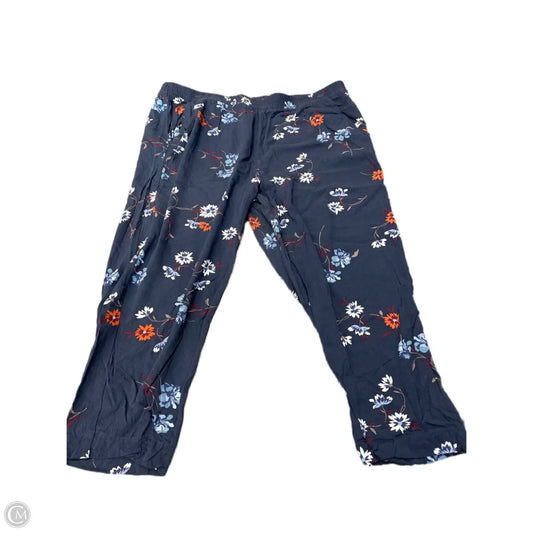 Pants Cropped By Jessica Simpson In Blue, Size: Xxl