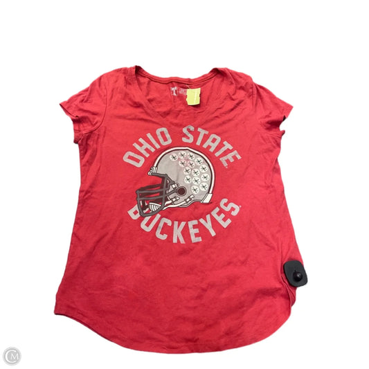 Top Short Sleeve By Clothes Mentor In Red, Size: L