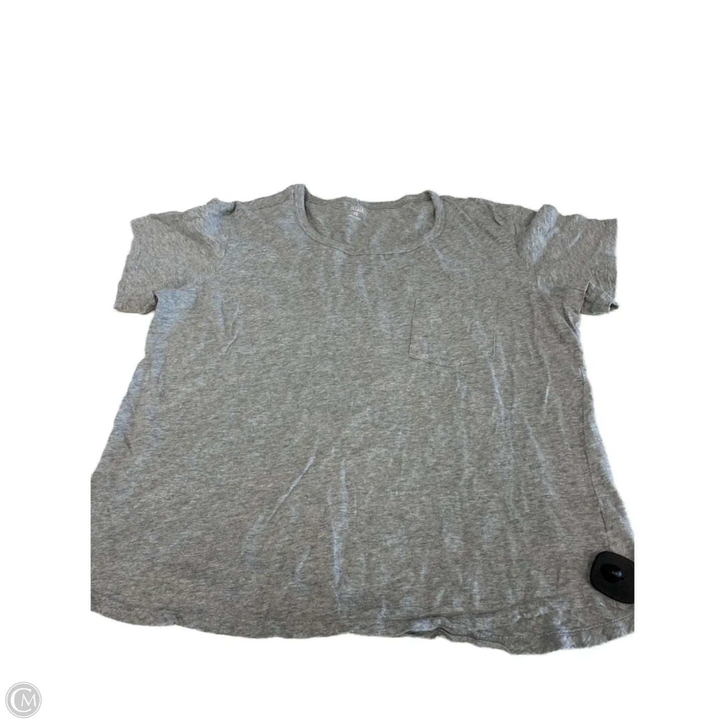 Top Short Sleeve Basic By Ana In Grey, Size: Xxl