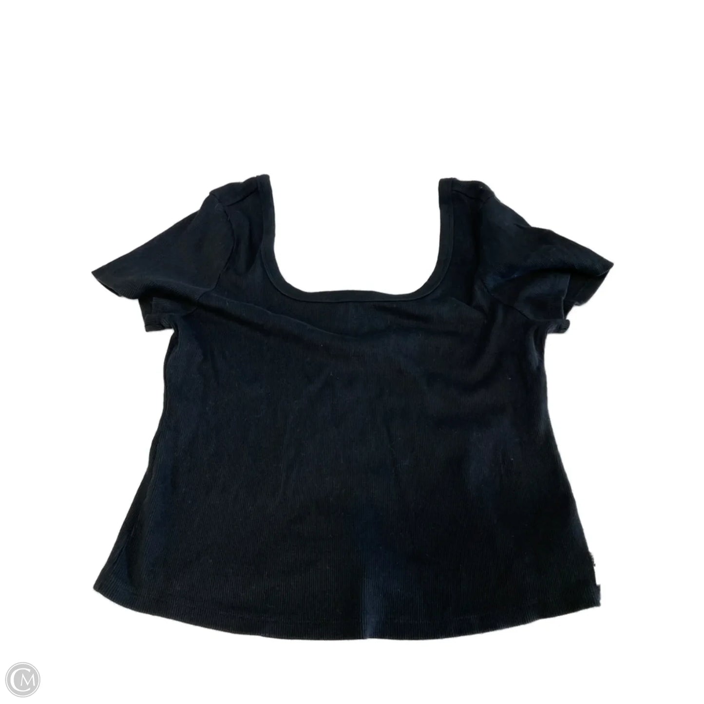 Top Short Sleeve Basic By Universal Thread In Black, Size: Xxl