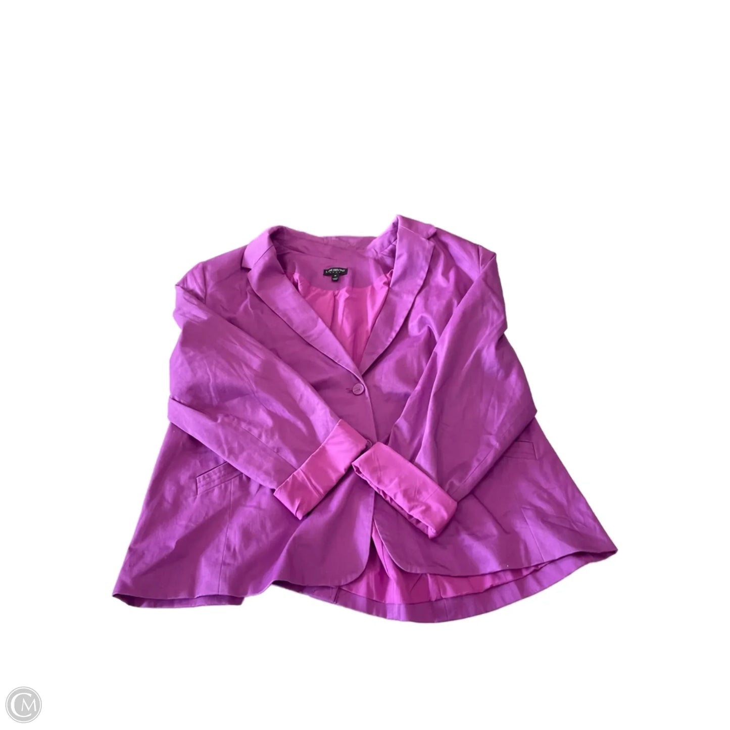 Blazer By Lane Bryant In Purple, Size: 28