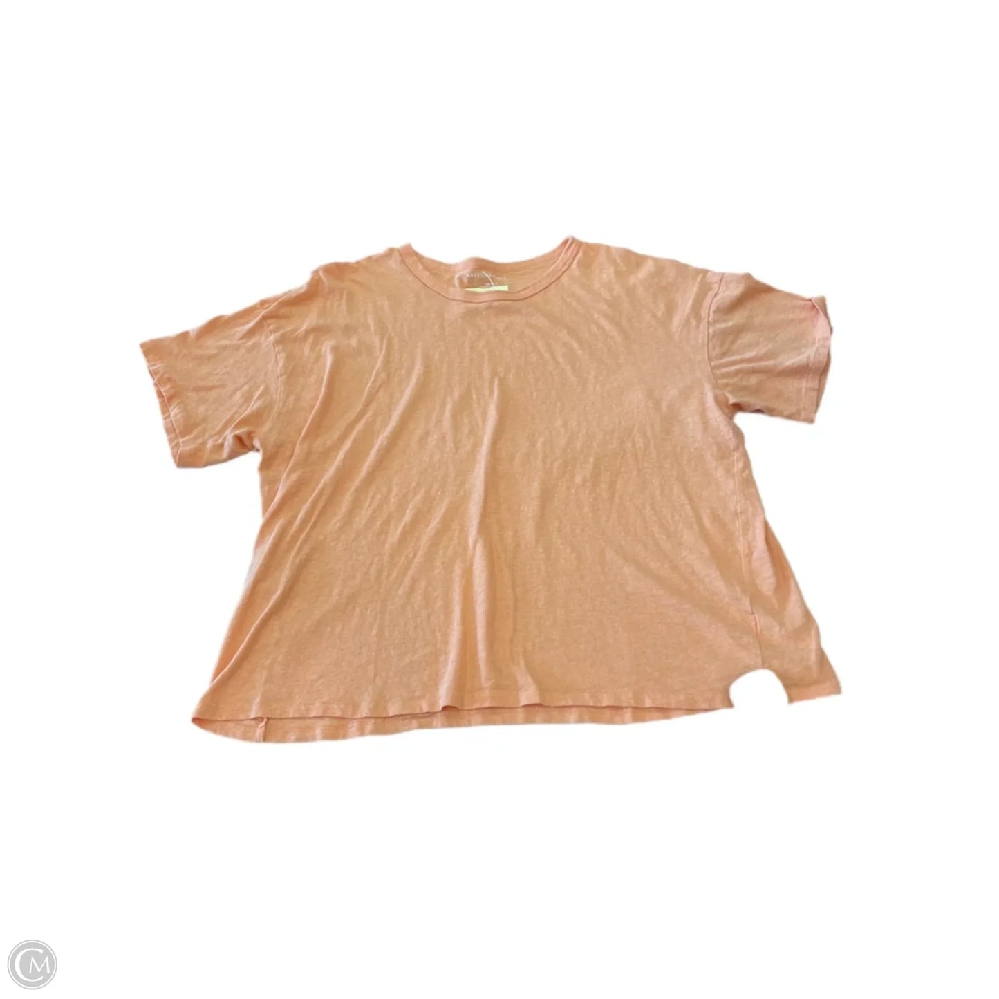 Top Short Sleeve Basic By American Eagle In Orange, Size: L