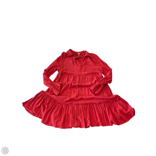 Dress Casual Short By Glam In Red, Size: M