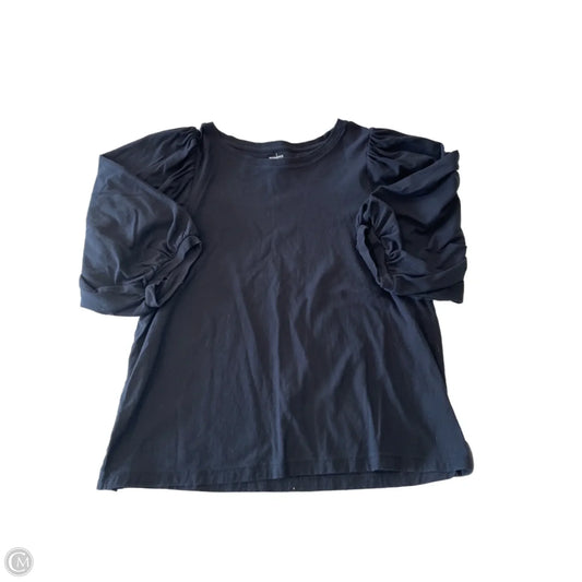 Top Long Sleeve Basic By Sonoma In Black, Size: M