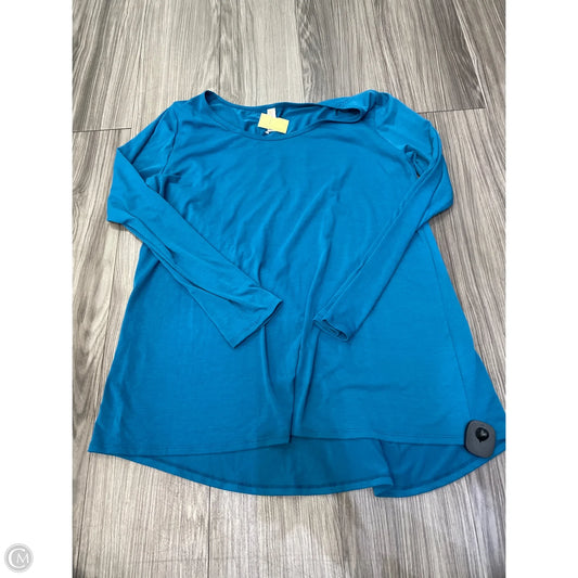 Top Long Sleeve Basic By Lularoe In Teal, Size: 2x