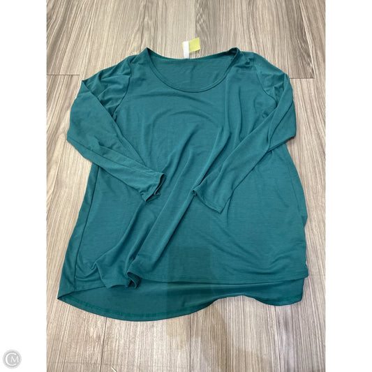 Top Long Sleeve Basic By Lularoe In Green, Size: 2x