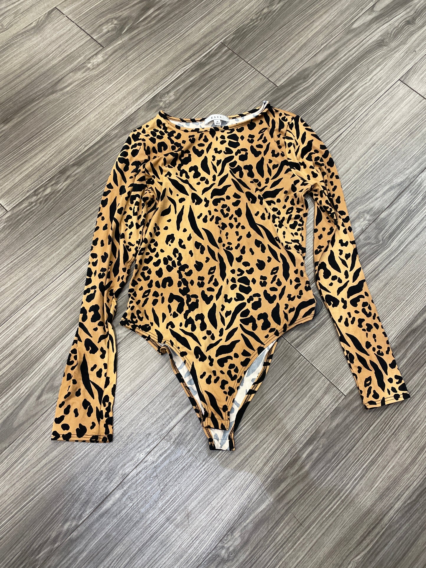 Bodysuit By Gaze In Animal Print, Size: M