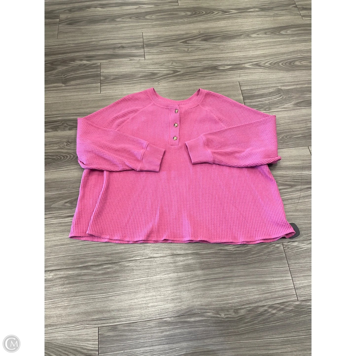 Top Long Sleeve By Old Navy In Pink, Size: 3x