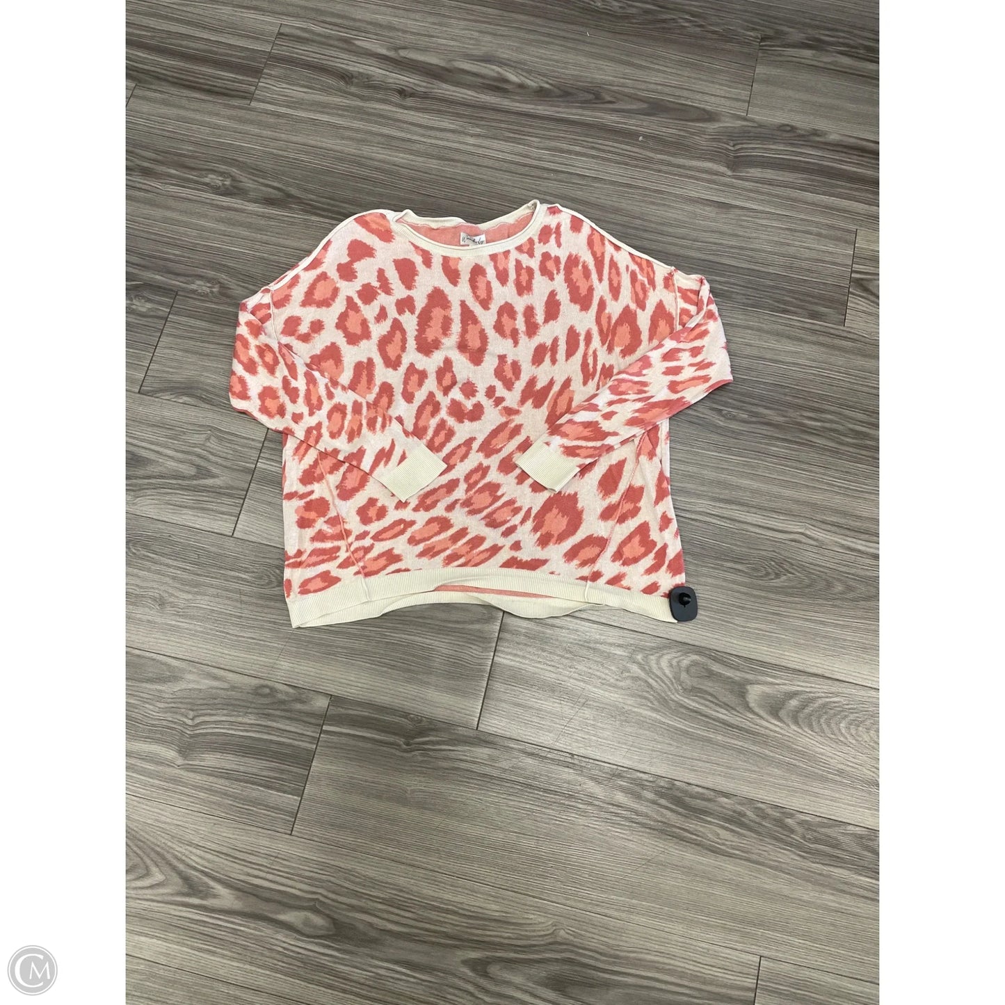 Top Long Sleeve By Wonderly In Animal Print, Size: M
