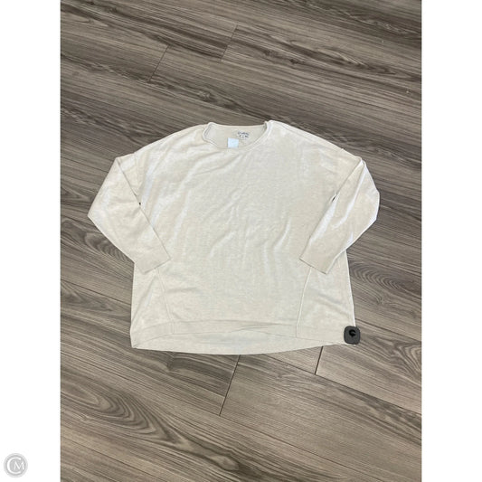 Top Long Sleeve By Wonderly In Cream, Size: M