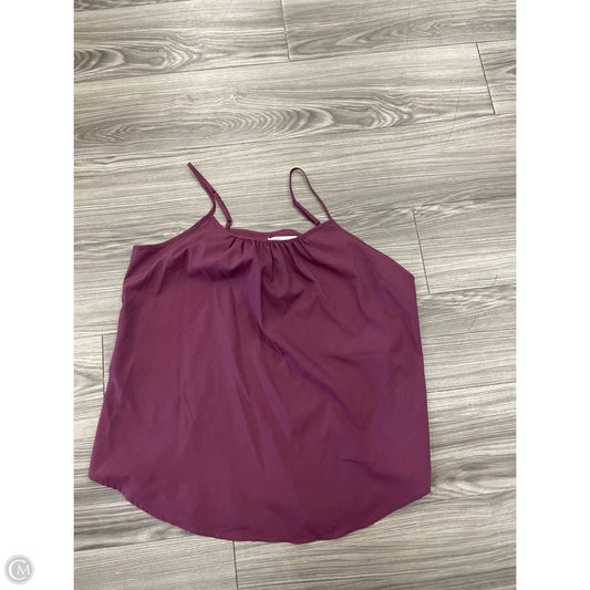 Tank Top By Faded Glory In Maroon, Size: Xl