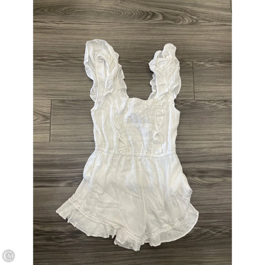 Romper By American Eagle In White, Size: M
