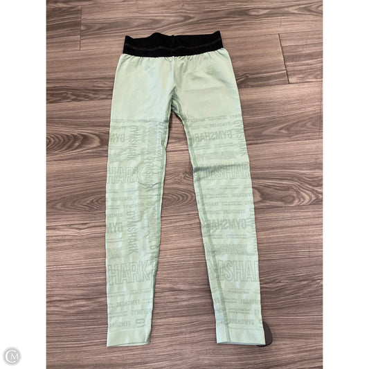 Athletic Leggings By Gym Shark In Green, Size: M