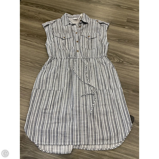 Dress Casual Short By Time And Tru In Striped Pattern, Size: L