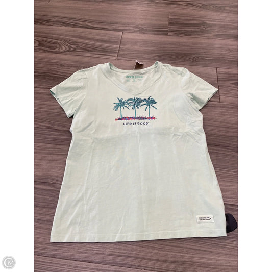 Top Short Sleeve Basic By Life Is Good In Green, Size: S
