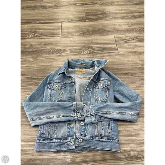 Jacket Denim By Levis In Blue Denim, Size: S