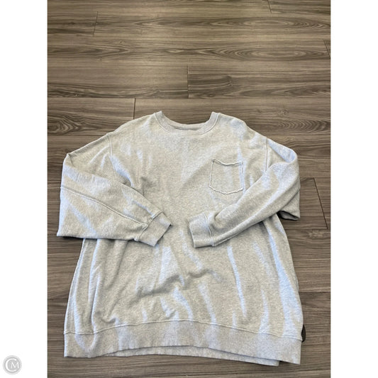 Sweatshirt Crewneck By Aerie In Grey, Size: Xl