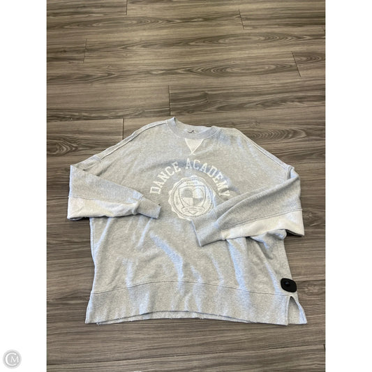 Sweatshirt Crewneck By Aerie In Grey, Size: Xl