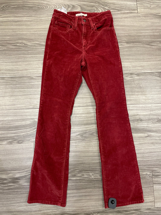 Pants Corduroy By Levis In Red, Size: 4