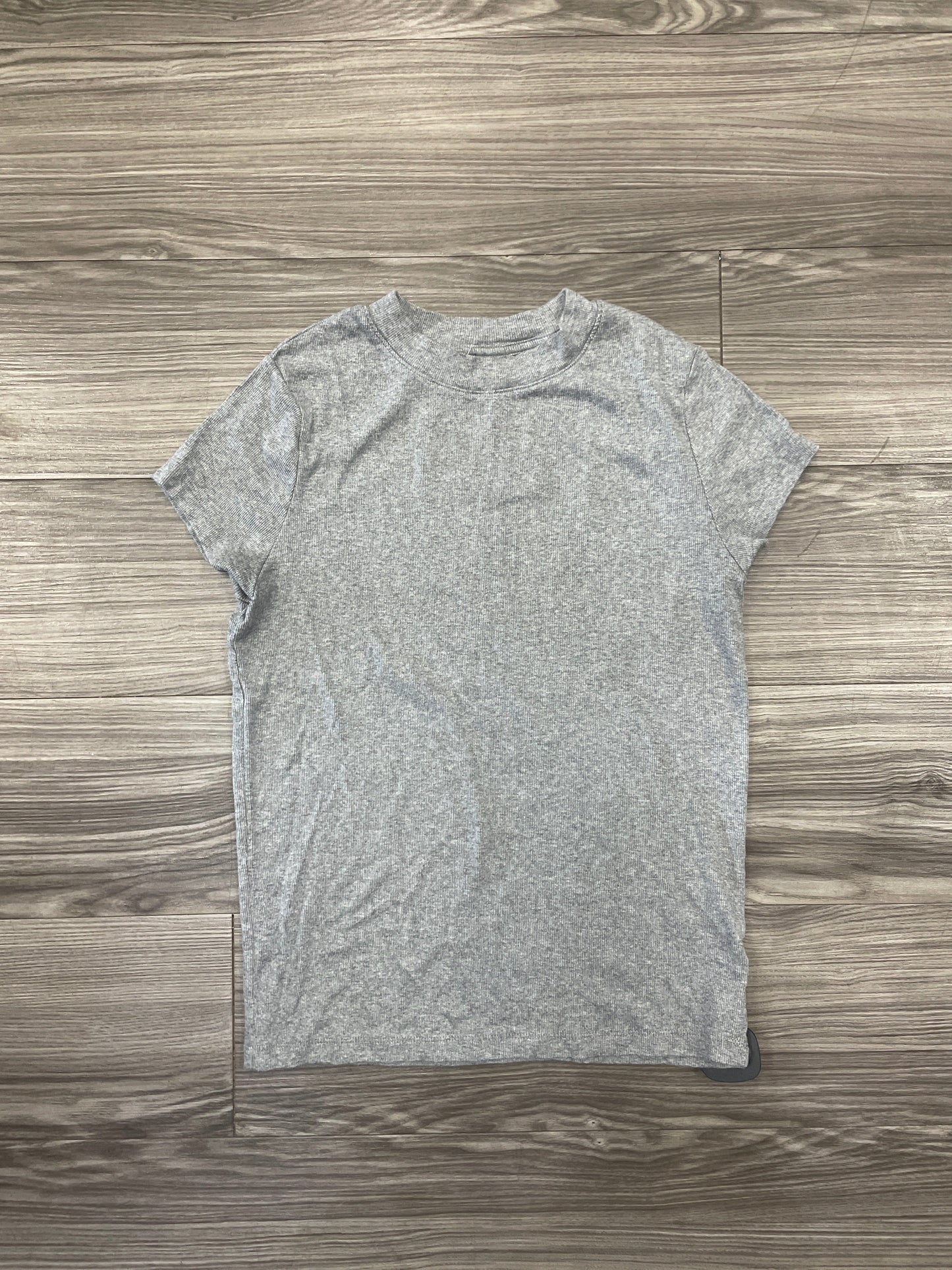 Top Short Sleeve Basic By A New Day In Grey, Size: L