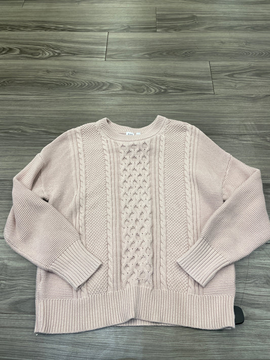 Sweater By Gap In Pink, Size: L