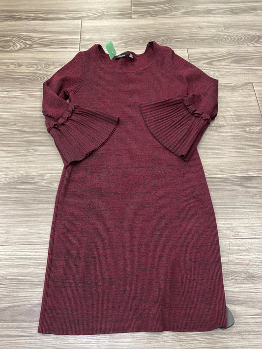 Dress Work By Nina Leonard In Red, Size: L