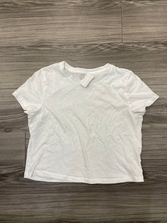 Top Short Sleeve By Universal Thread In White, Size: M