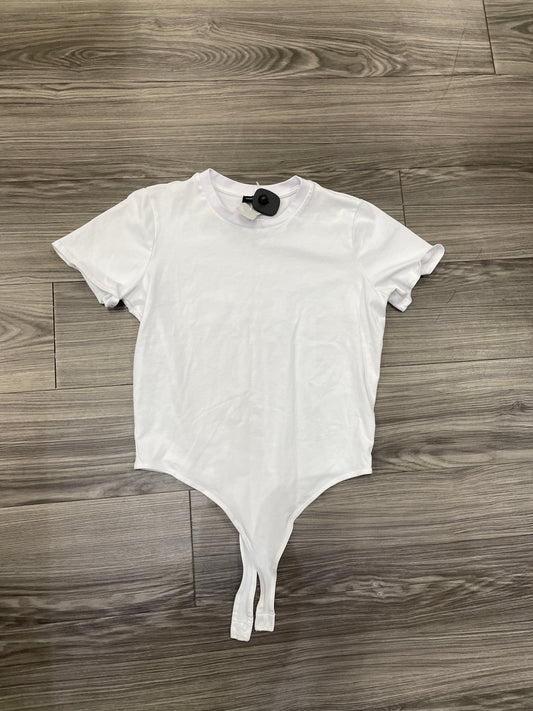 Bodysuit By Clothes Mentor In White, Size: S