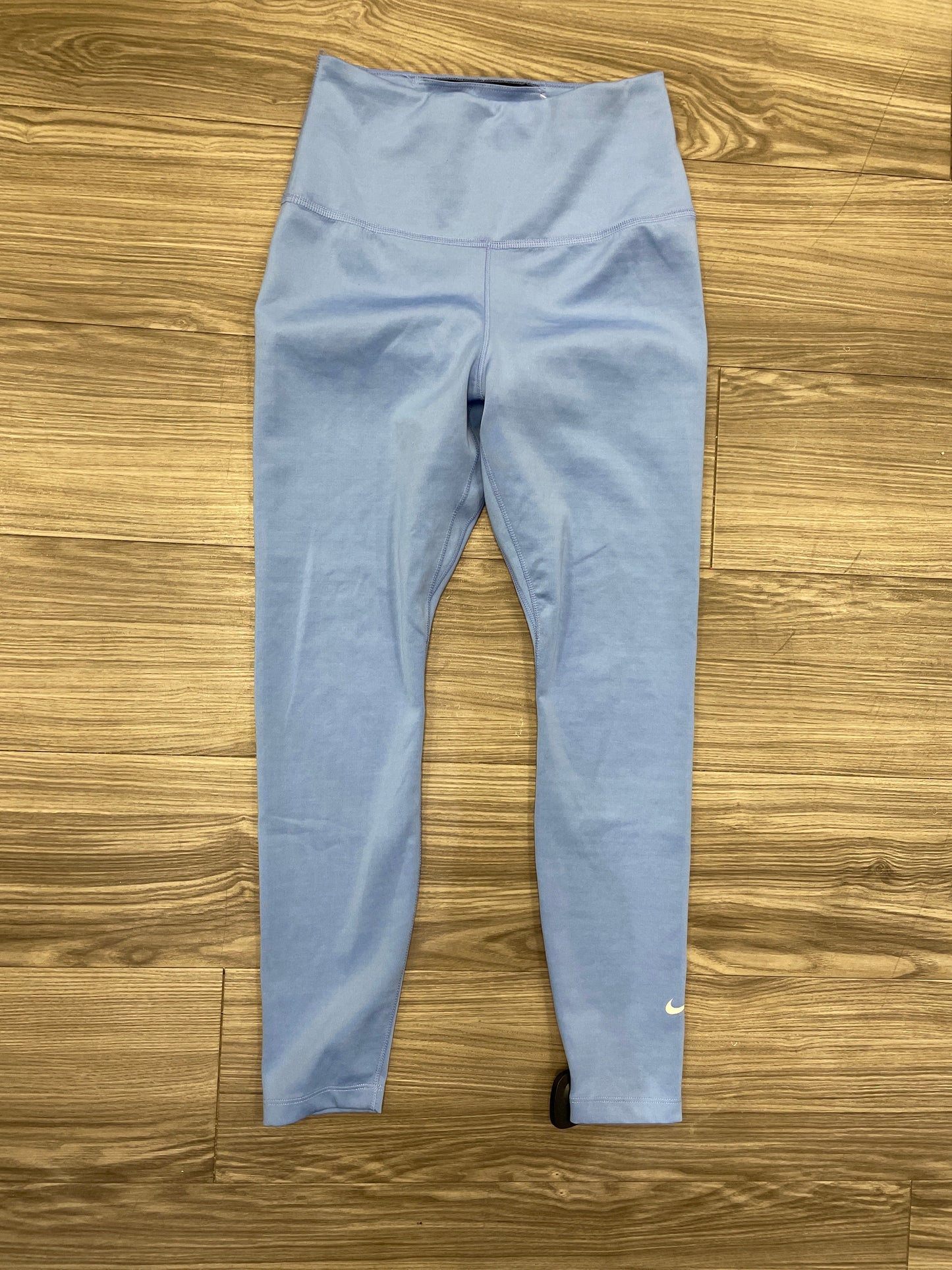 Athletic Leggings By Nike In Blue, Size: S