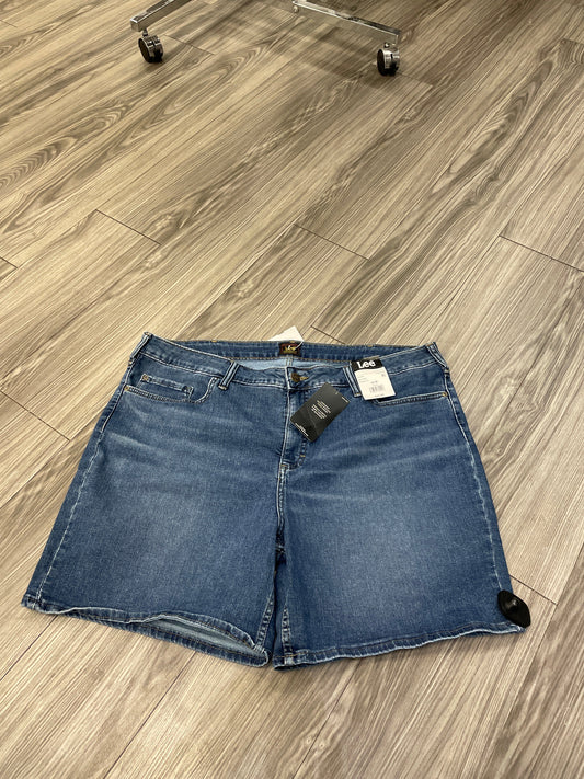 Shorts By Lee In Blue, Size: 22