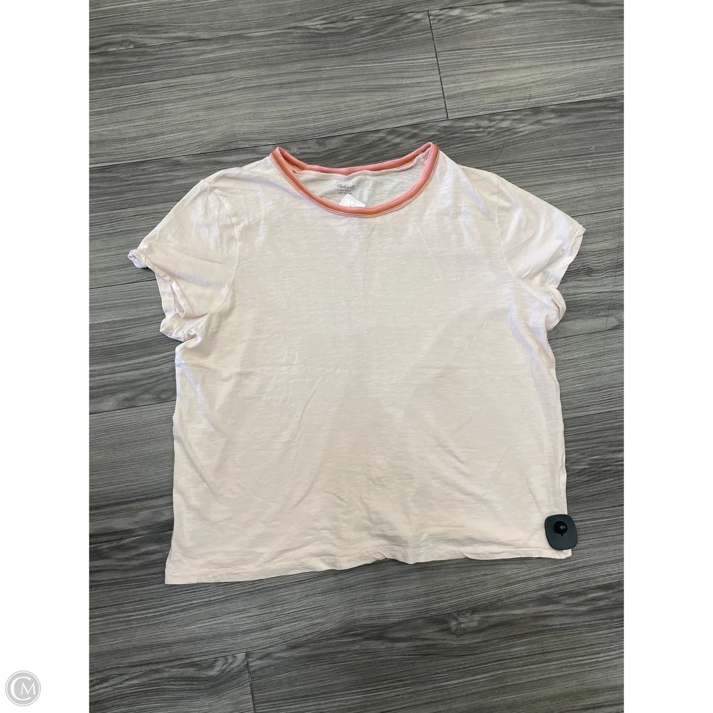 Top Short Sleeve By Madewell In Pink, Size: Xxl