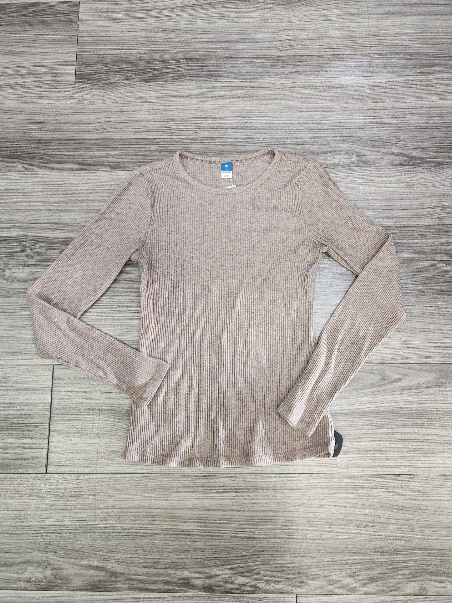 Top Long Sleeve By Old Navy In Brown, Size: Xs