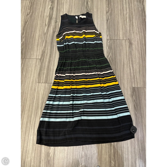 Dress Casual Midi By Loft In Multi-colored, Size: S