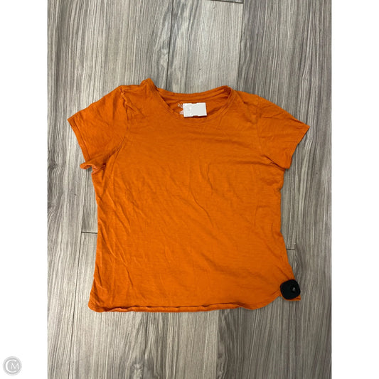 Top Short Sleeve By Rachel Roy In Orange, Size: Xl