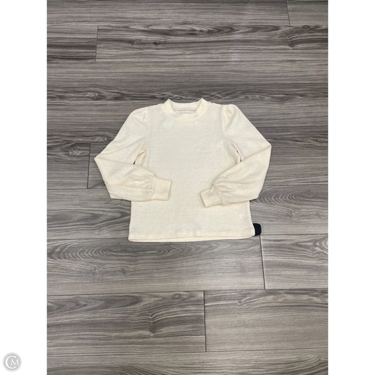 Top Long Sleeve By Madewell In Tan, Size: Xs