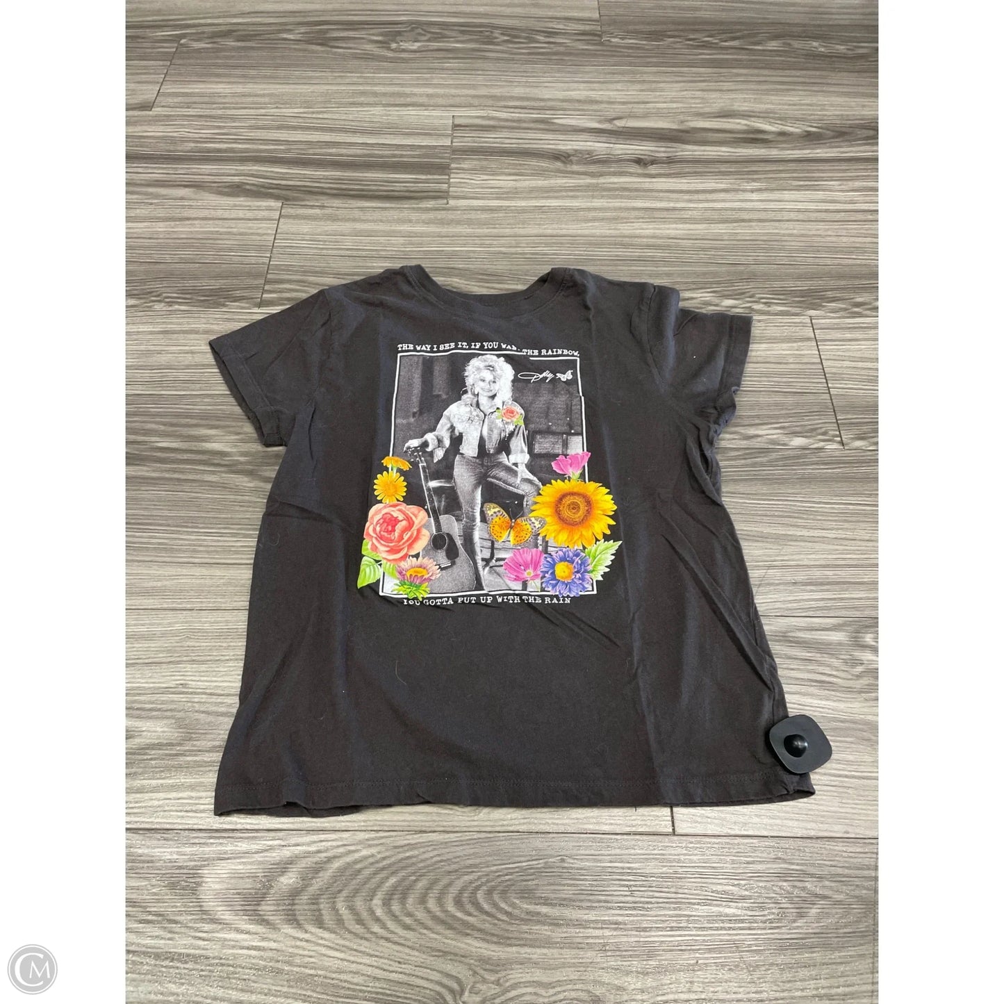 Top Short Sleeve By Clothes Mentor In Grey, Size: S