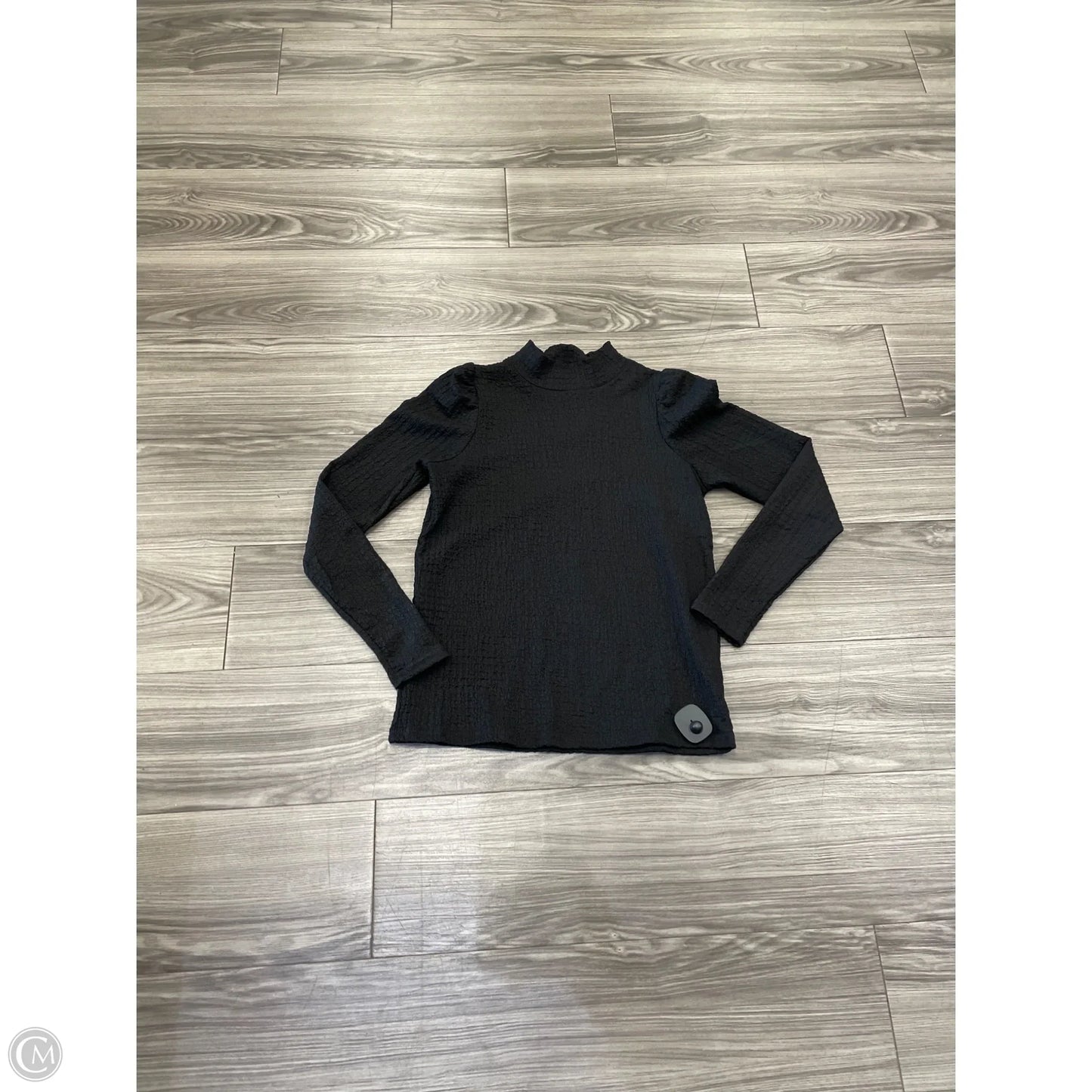 Top Long Sleeve By Modern Works In Black, Size: S