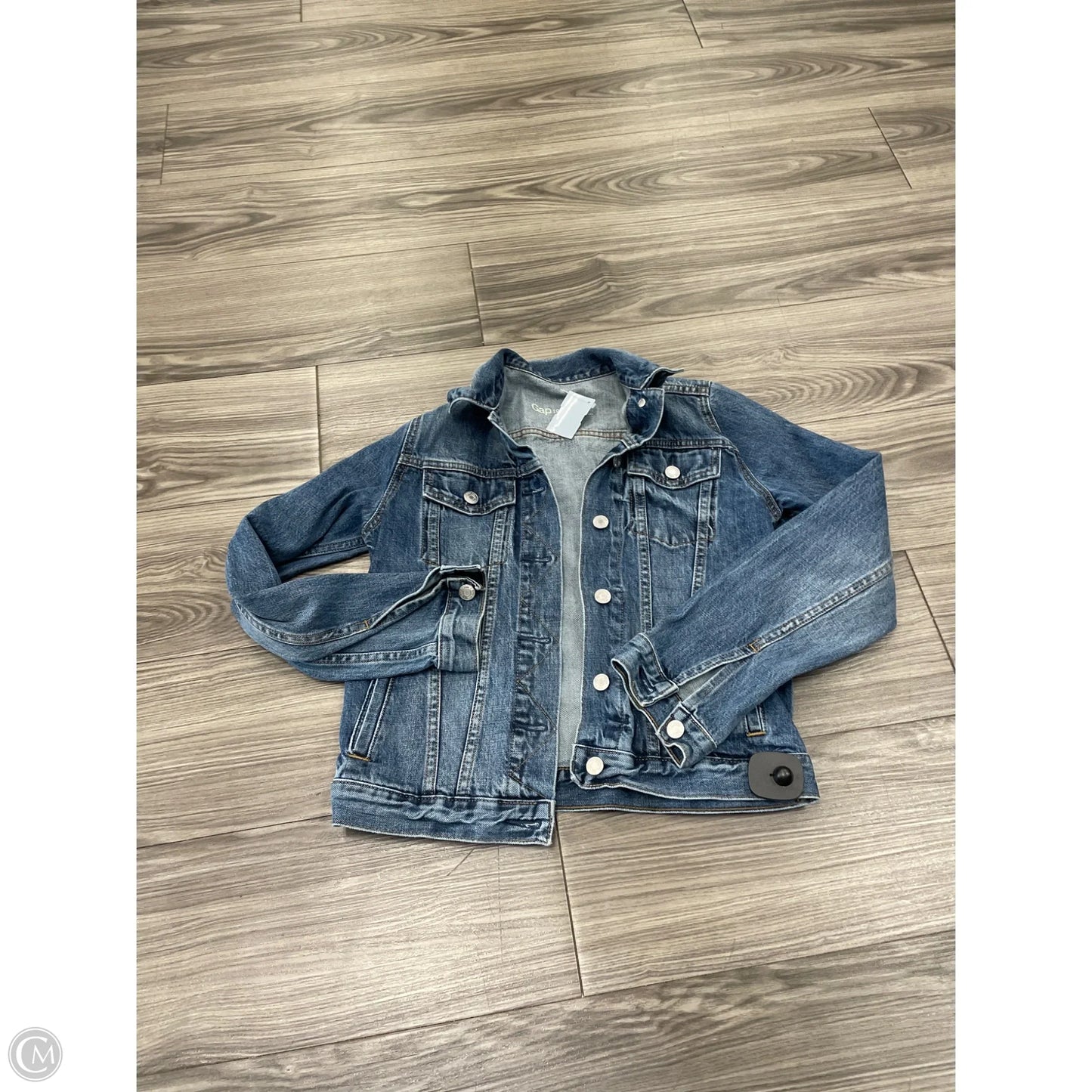 Jacket Denim By Gap In Blue, Size: Xs