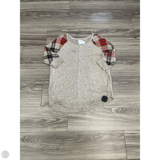 Top 3/4 Sleeve By Maurices In Cream, Size: M