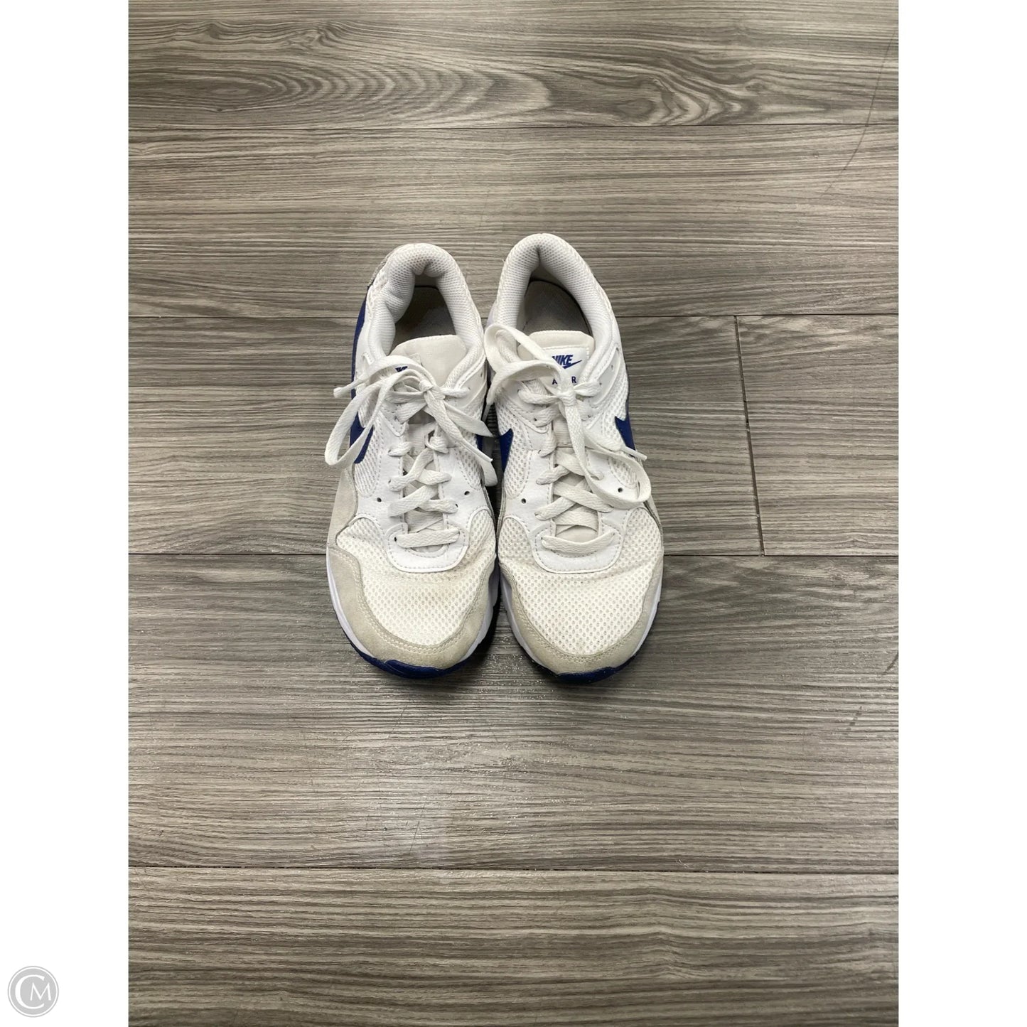 Shoes Athletic By Nike In Blue Denim, Size: 8