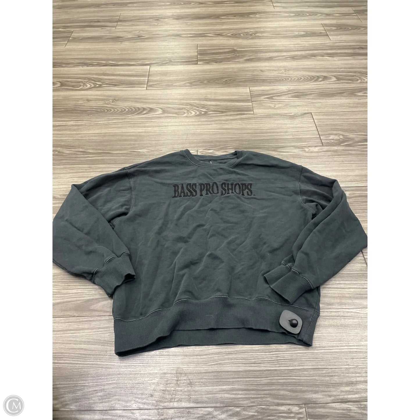 Sweatshirt Crewneck By Bass In Black, Size: S