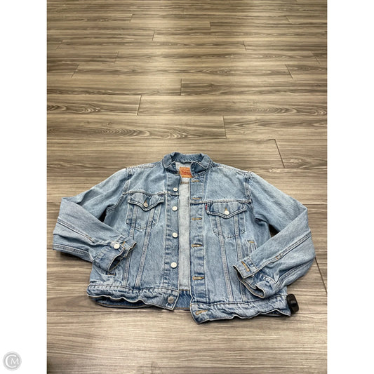 Jacket Denim By Levis In Blue, Size: L