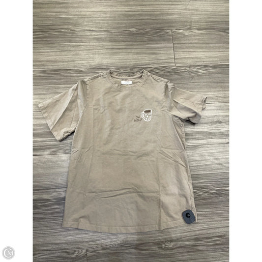 Top Short Sleeve By Forever 21 In Brown, Size: S