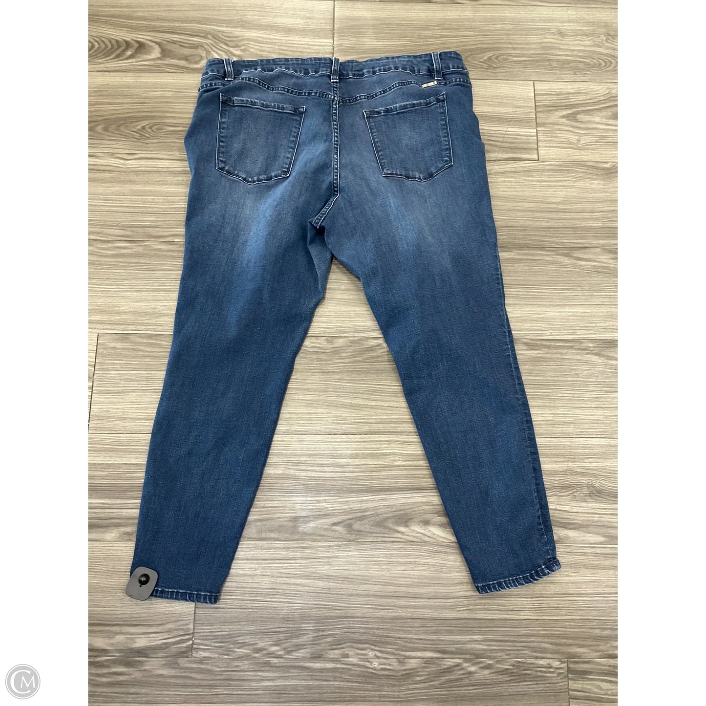 Jeans Straight By Kancan In Blue, Size: 22
