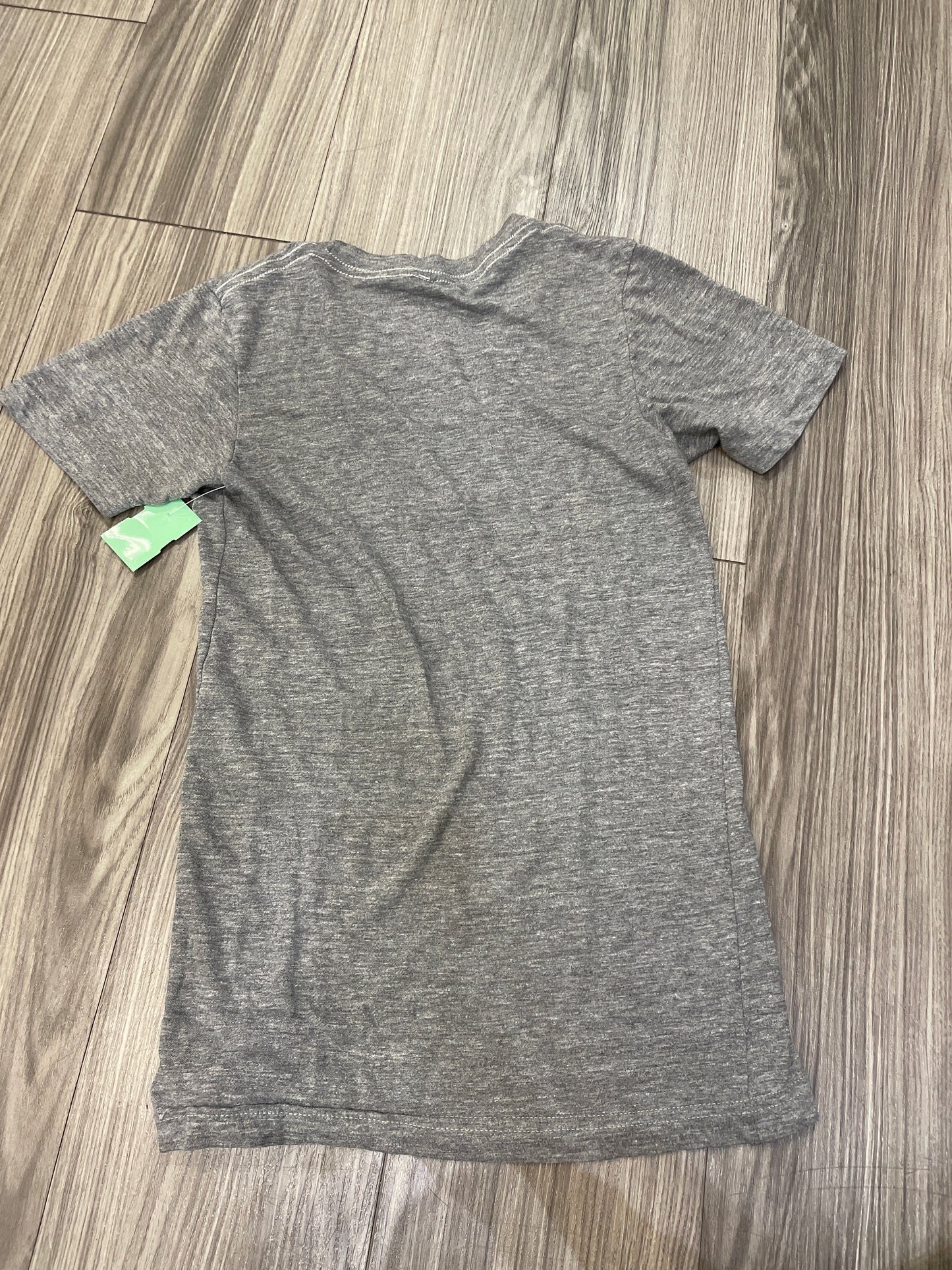 Grey Top Short Sleeve Clothes Mentor, Size Xs