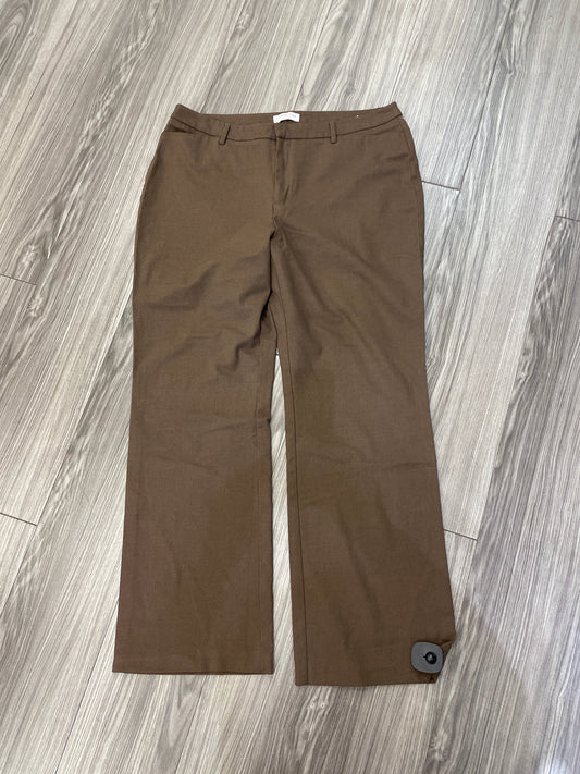 Brown Pants Dress Coldwater Creek, Size 16