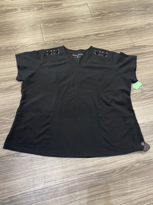 Black Top Short Sleeve Clothes Mentor, Size Xxl