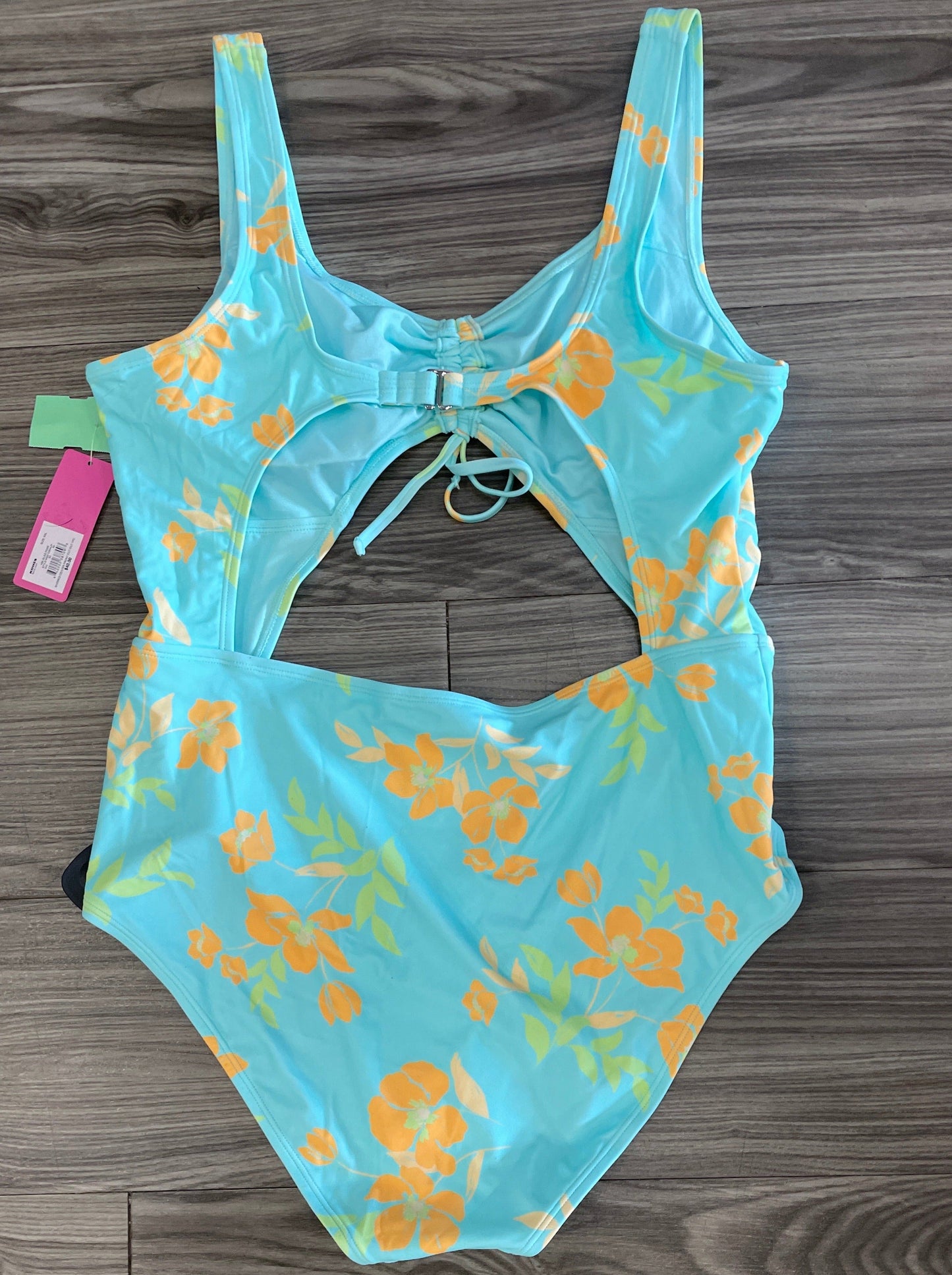 Floral Print Swimsuit Clothes Mentor, Size Xxl